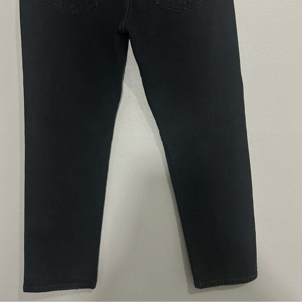 We The Free People Bren Black Magic Button Fly Boyfriend Distressed Jeans Sz 30 - Picture 12 of 13